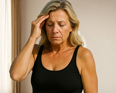 Before - Woman feeling tired and without energy